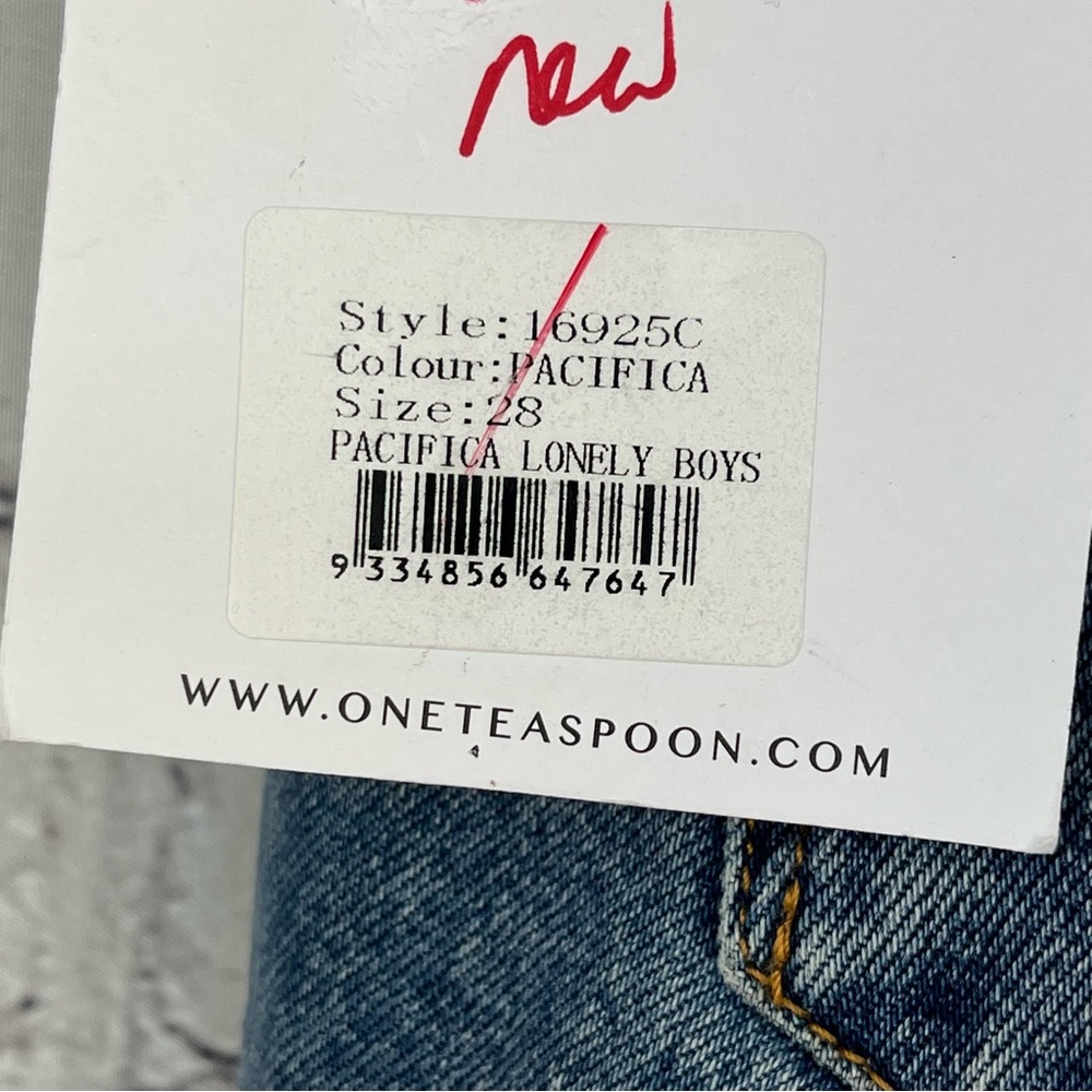 NWT One Teaspoon Lonely Boys Pacifica Destroyed Jeans Sz 28 - Picture 9 of 16